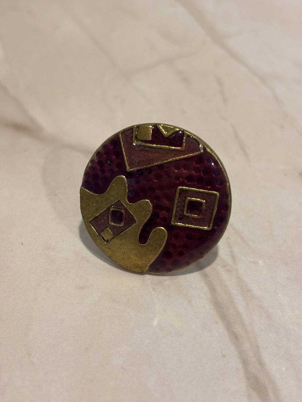 VINTAGE Adjustable Statement Ring - Picture 3 of 6